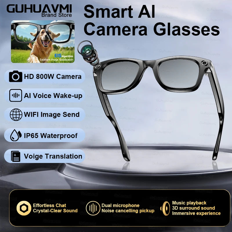 🔹 GUHUAVMI W610 AI Smart Glasses – ChatGPT 4.0