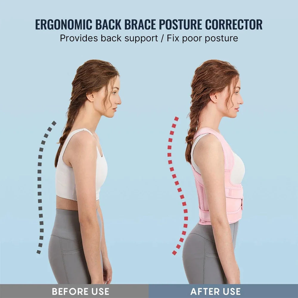 Back Posture Corrector & Lumbar Women Support Brace