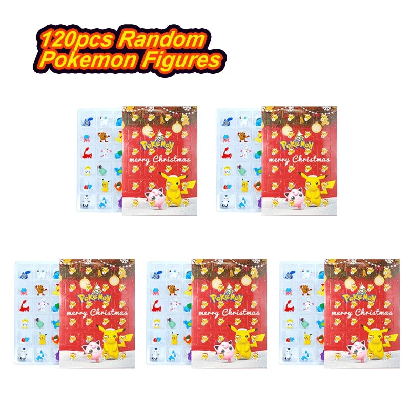 24-Piece Pokémon Figure Blind Box Set - Halloween & Christmas Gift