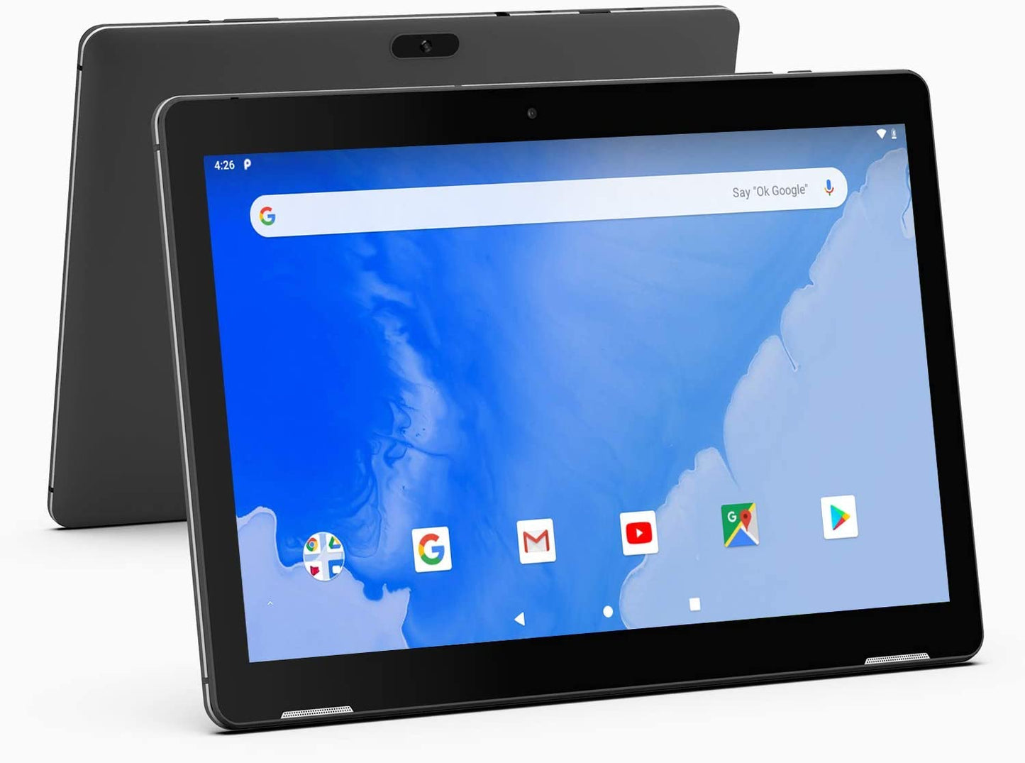 Android Tablet 10 Inch WiFi PC Tablets - Winnovo T10 MT8163 3GB RAM 32GB ROM HD IPS 1280x800 2.0MP+5.0MP Camera Gyroscope Accelerometer Bluetooth HDMI GPS FM Android 9.0 Pie (Black)