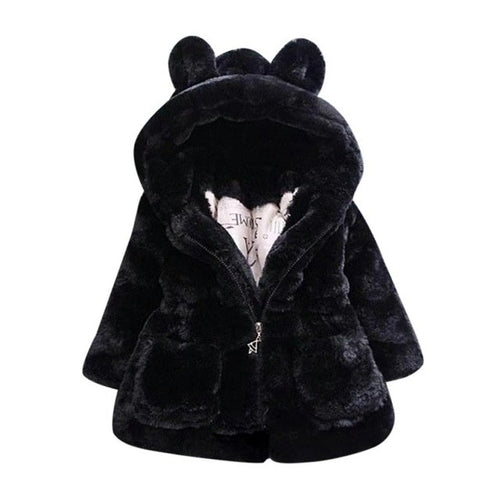Baby Infant Girls Autumn Winter Hooded Coat Cloak