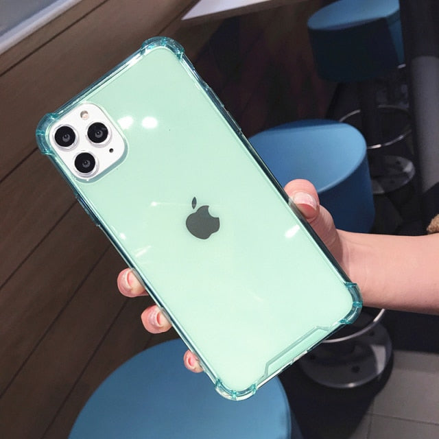Transparent Shockproof Case for iPhone 12 Mini 11 Pro Cover