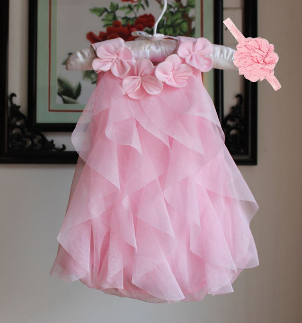 Girls Dress Summer Chiffon Party Dress