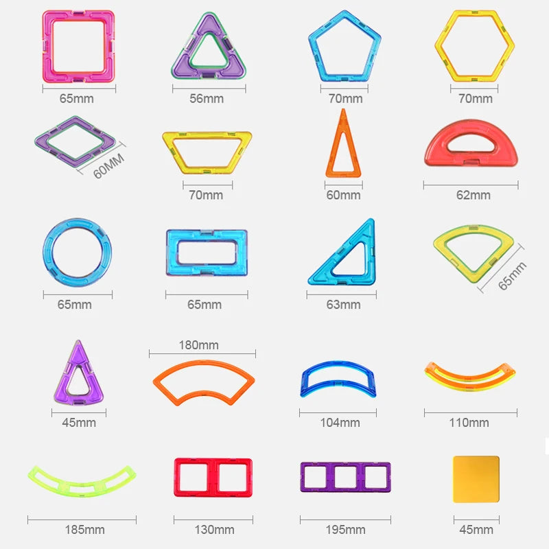 MAGPLAYER Magnetic Sticks & Balls Building Blocks Toy