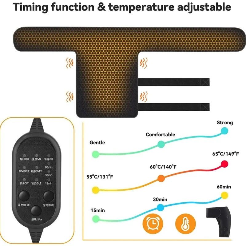 Electric Heated Pain Relief Hip & Thigh Brace