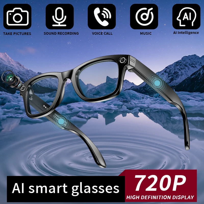 LIGE Waterproof Fashion AI Smart Glasses