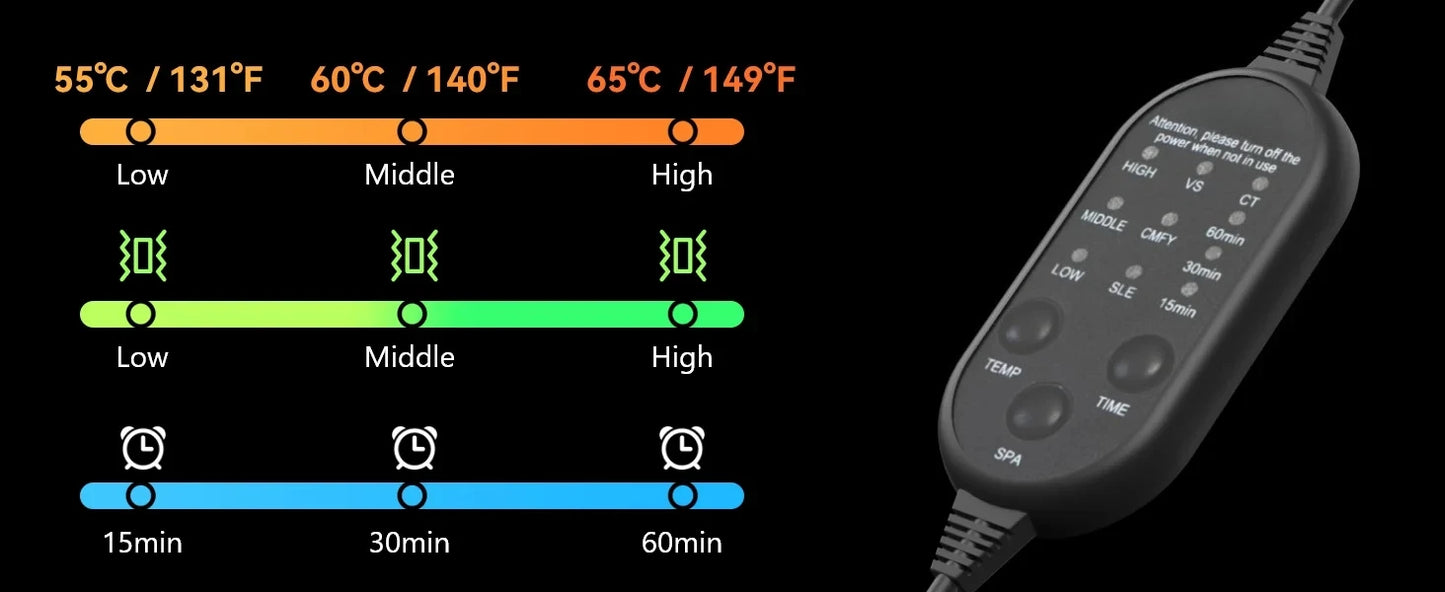 Electric Heated Pain Relief Hip & Thigh Brace