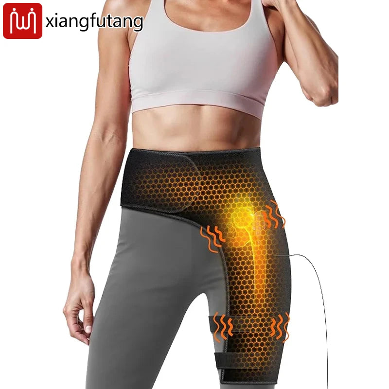 Electric Heated Pain Relief Hip & Thigh Brace