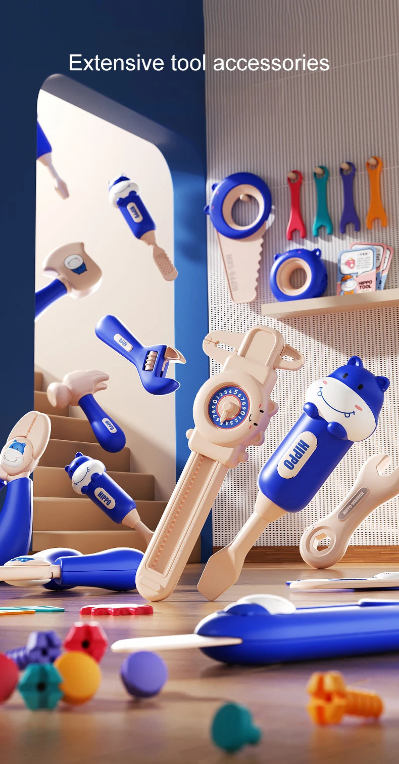 Kmoist Kids Tool Set with Electric Drill – DIY Toolbox