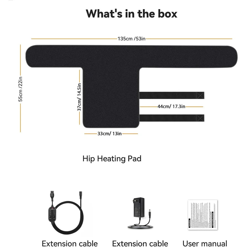 Electric Heated Pain Relief Hip & Thigh Brace