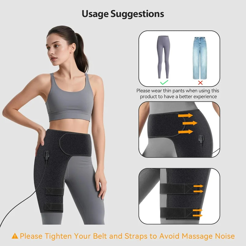 Electric Heated Pain Relief Hip & Thigh Brace