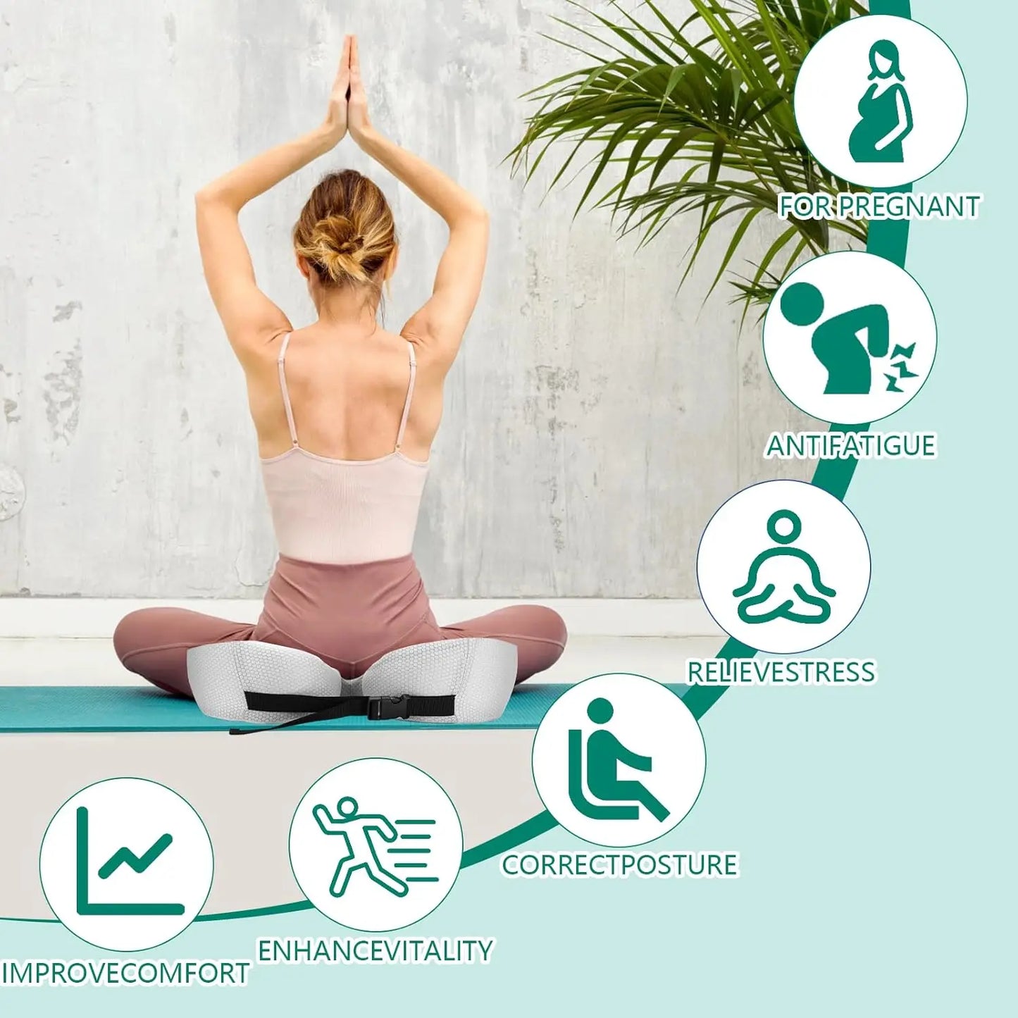 Memory Foam Seat & Back Cushion