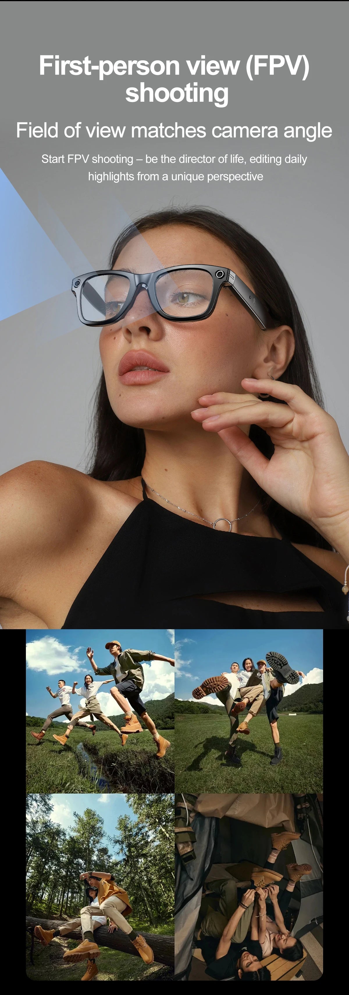 LIGE BWW600 ChatGPT Powered AI Smart Glasses