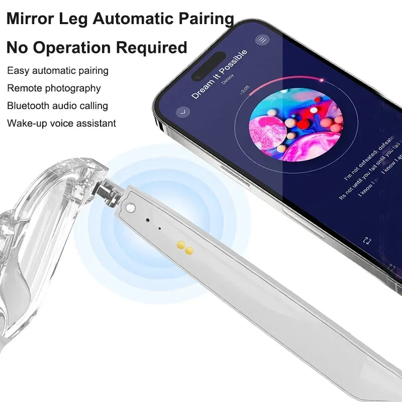 OPUYYM E13 Smart Translation Bluetooth Glasses