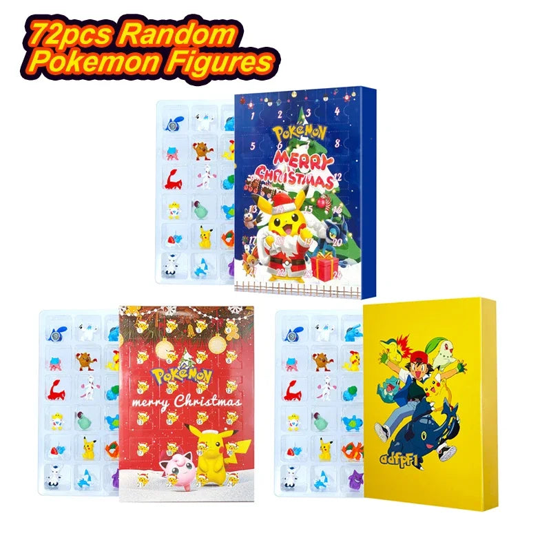 24-Piece Pokémon Figure Blind Box Set -  Halloween & Christmas Gift