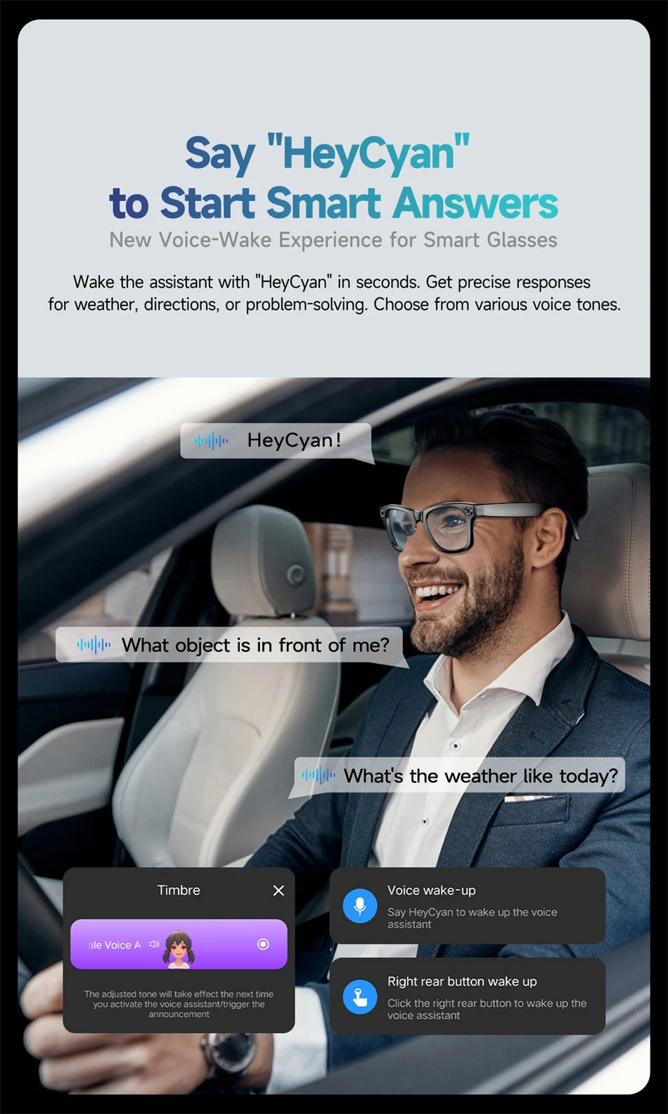 LIGE W610 2025 New Upgrade AI Smart Glasses – 8MP Camera