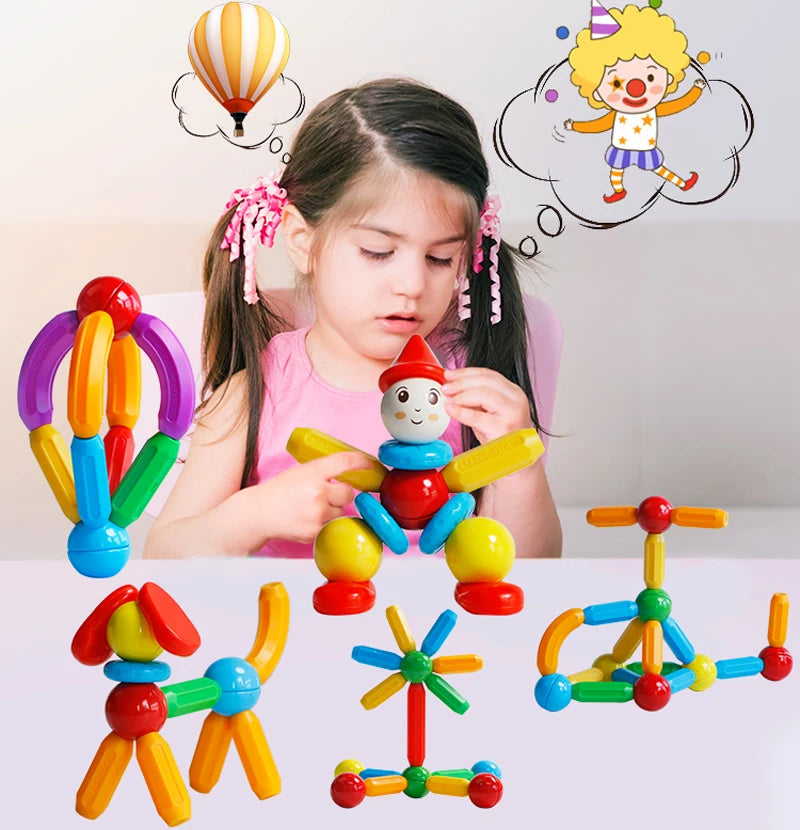 Magplayer Kids Magnetic Tiles Puzzle Toy