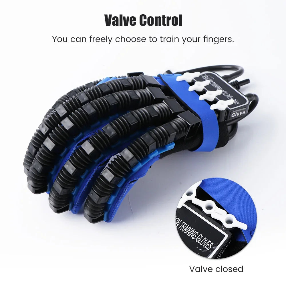Left & Right Hand Finger Rehabilitation Robot Gloves
