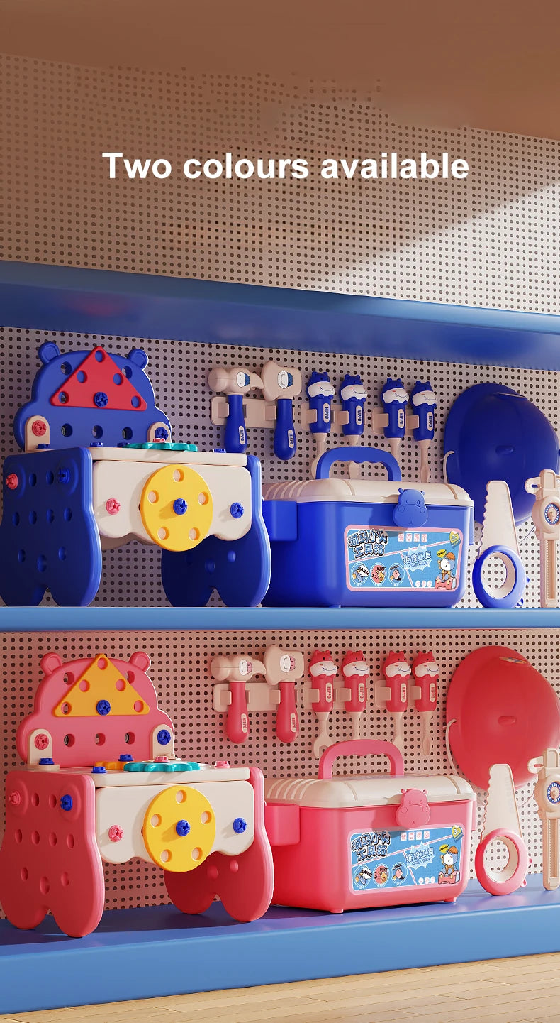 Kmoist Kids Tool Set with Electric Drill – DIY Toolbox