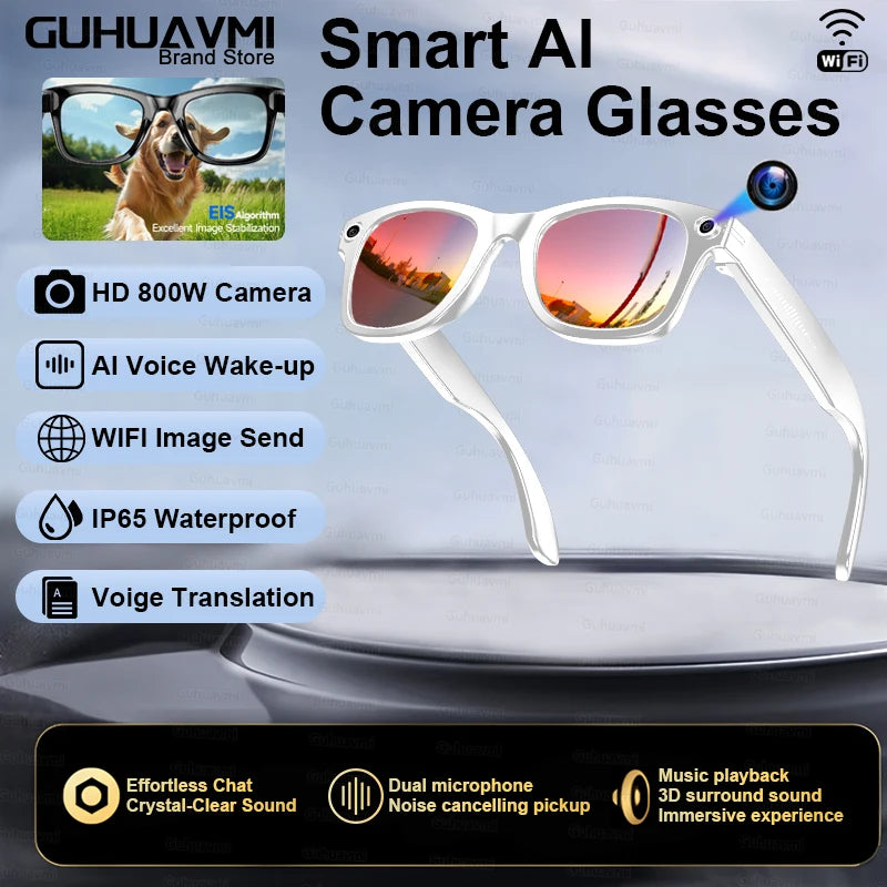 🔹 GUHUAVMI W610 AI Smart Glasses – ChatGPT 4.0