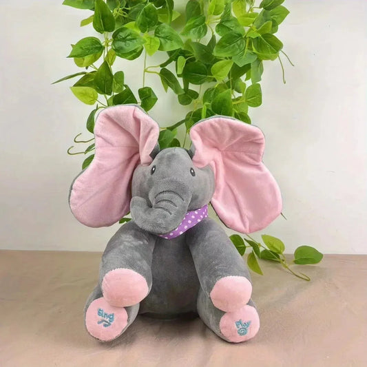 MINISO Animated Peekaboo Elephant Plush Toy