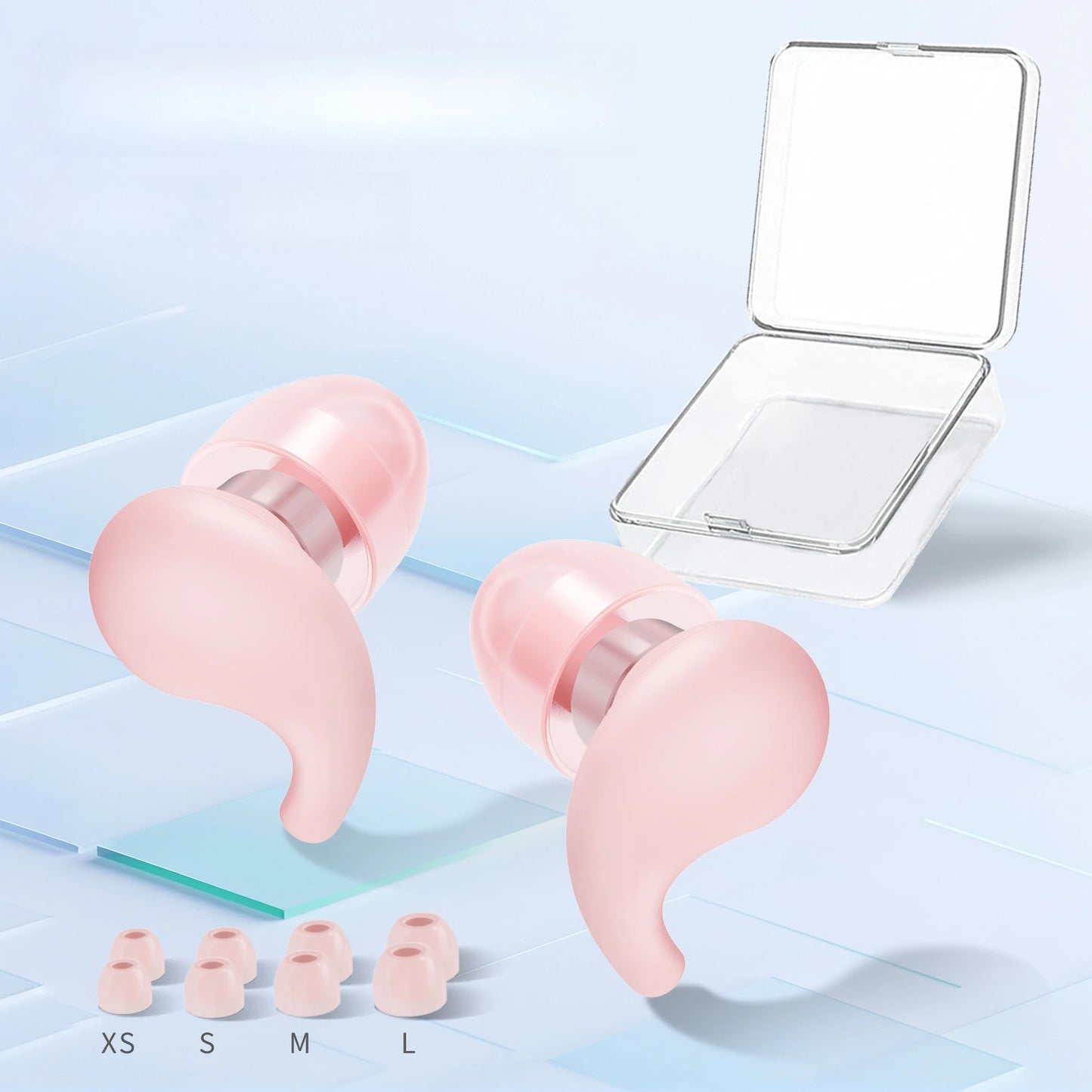 Ergonomic Silicone Noise-Reduction Earplugs