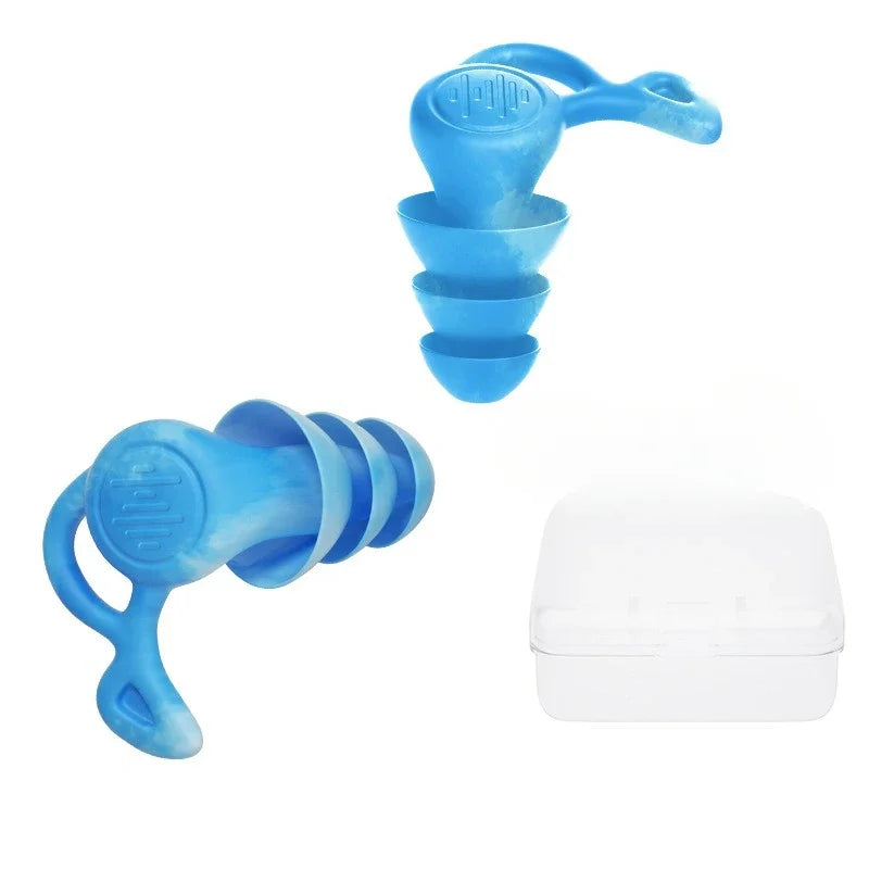3-Layer Anti-Noise Waterproof Silicone Earplugs