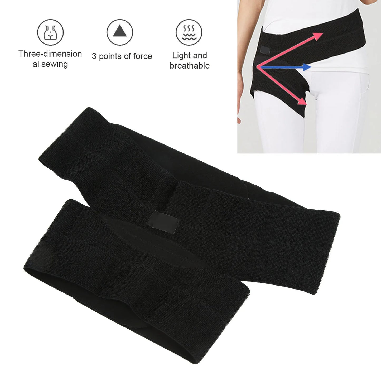 TMISHION Groin Support Brace