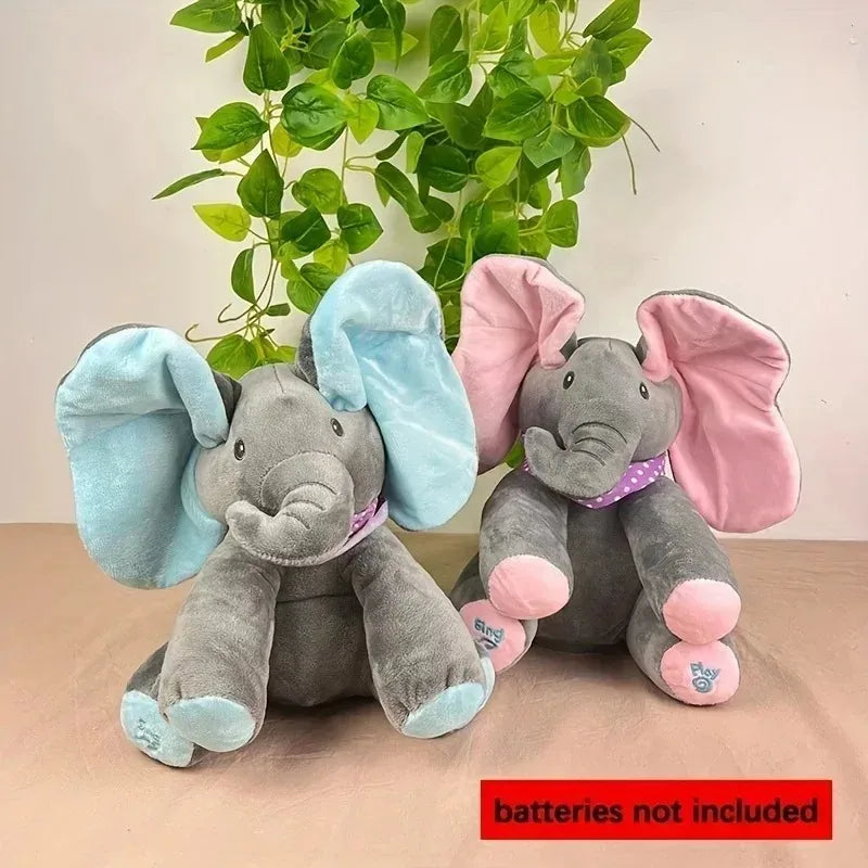 MINISO Animated Peekaboo Elephant Plush Toy