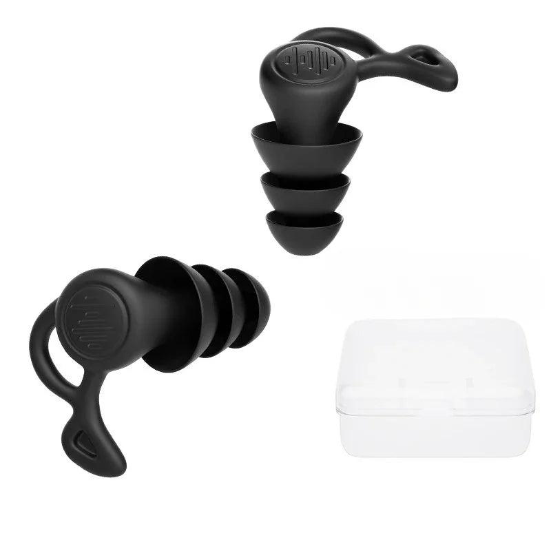 3-Layer Anti-Noise Waterproof Silicone Earplugs