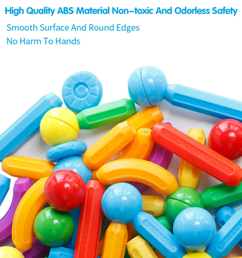 Magplayer Kids Magnetic Tiles Puzzle Toy