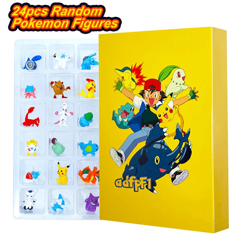 24-Piece Pokémon Figure Blind Box Set -  Halloween & Christmas Gift