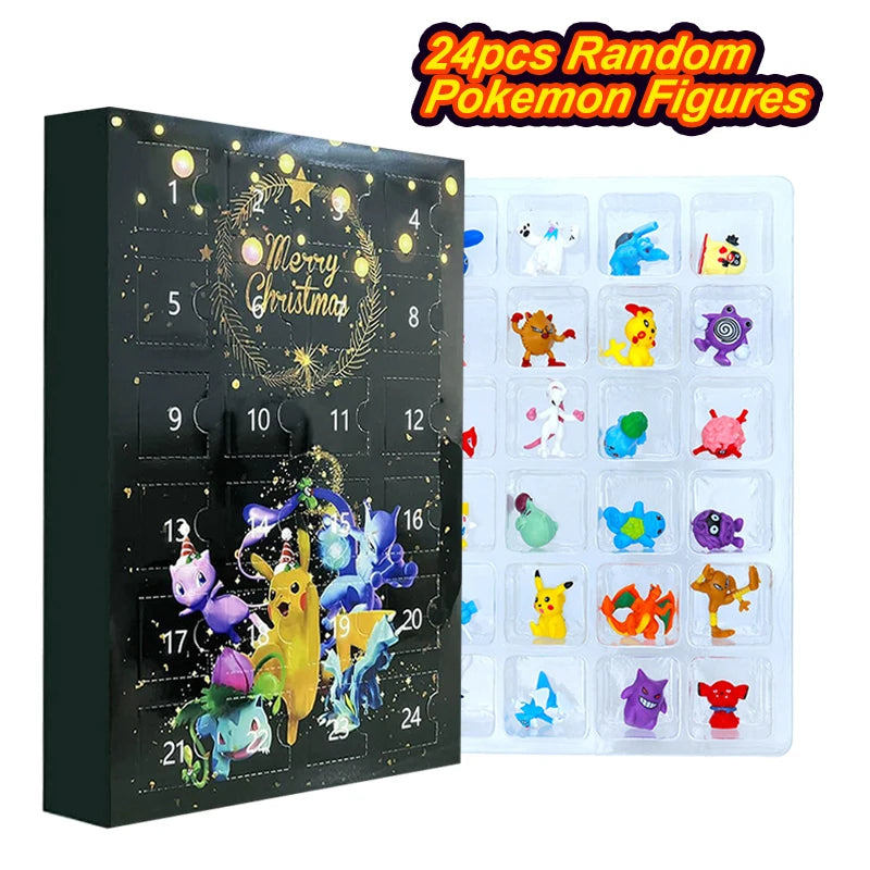 24-Piece Pokémon Figure Blind Box Set -  Halloween & Christmas Gift