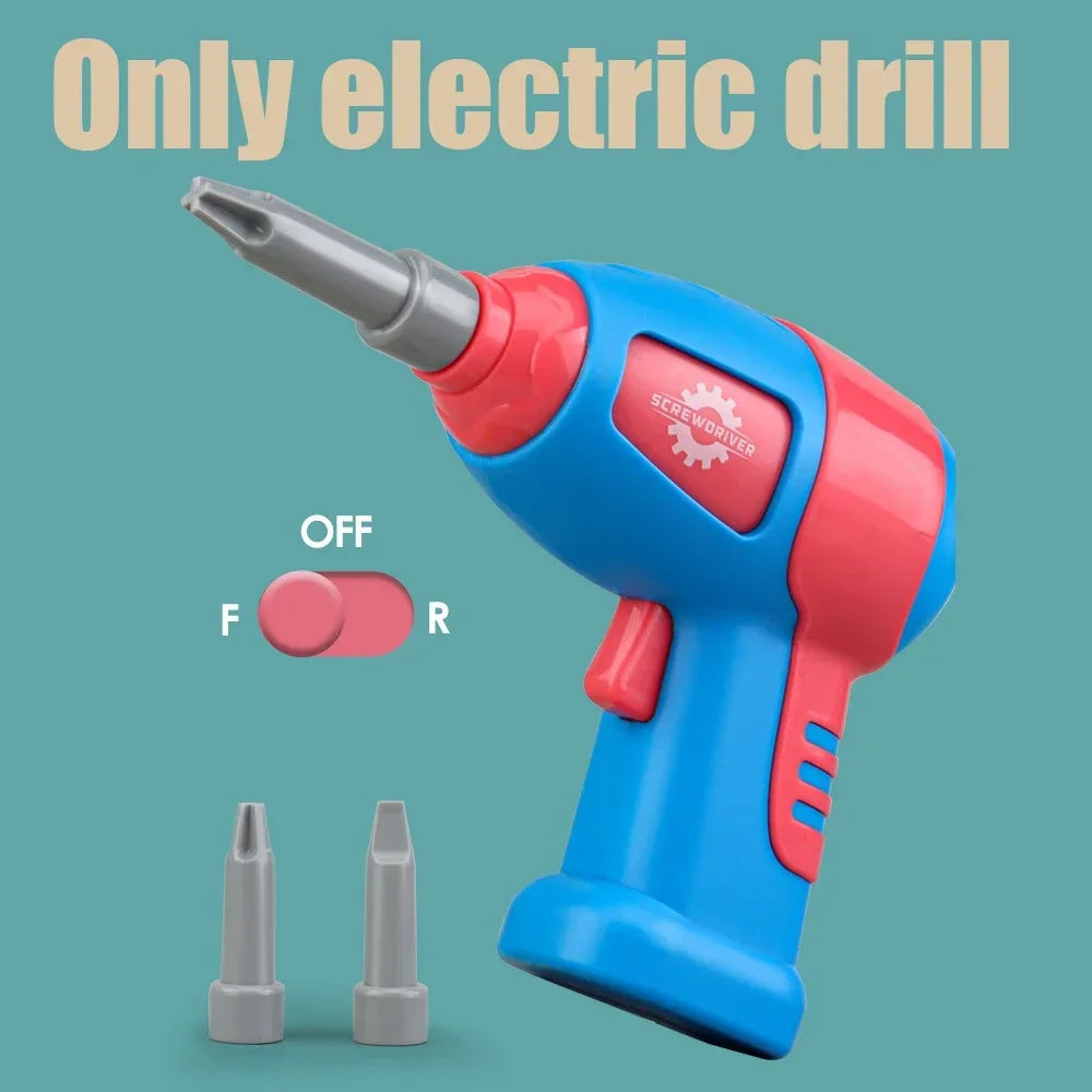 Children’s Electric Drill 3D Puzzle Educational Toy Tool Set