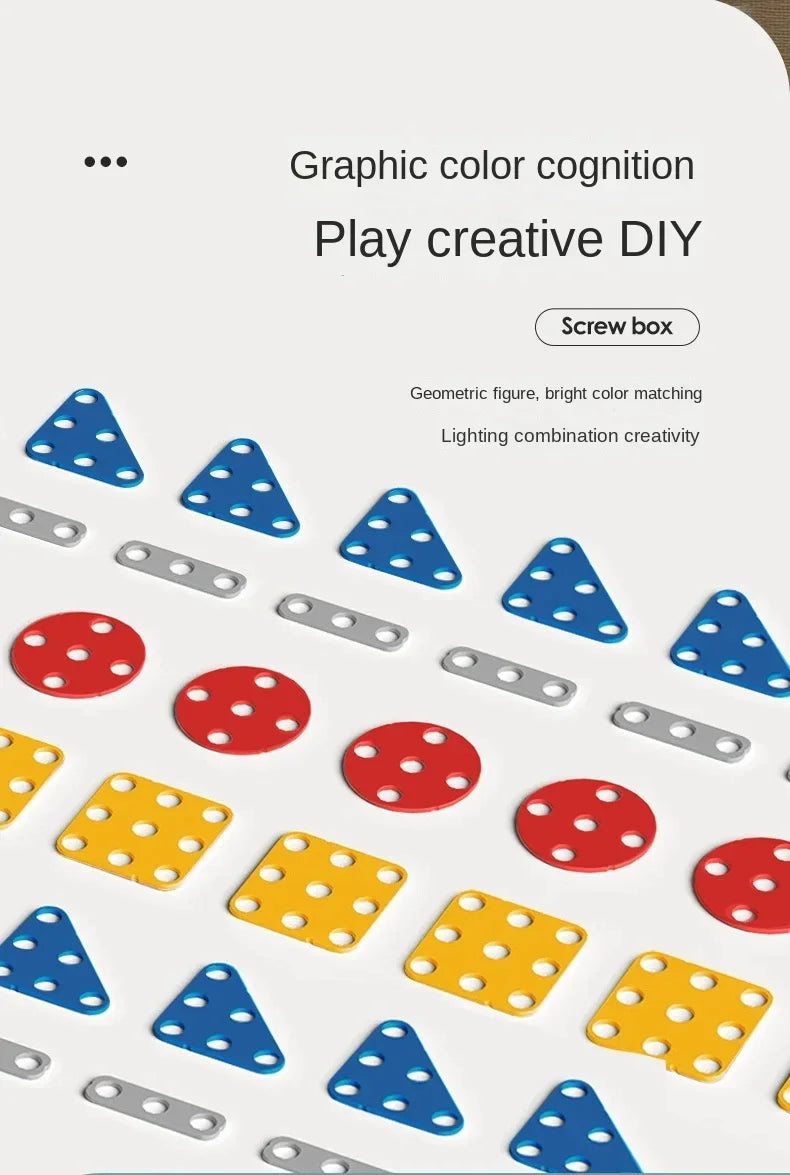 Children’s Electric Drill 3D Puzzle Educational Toy Tool Set