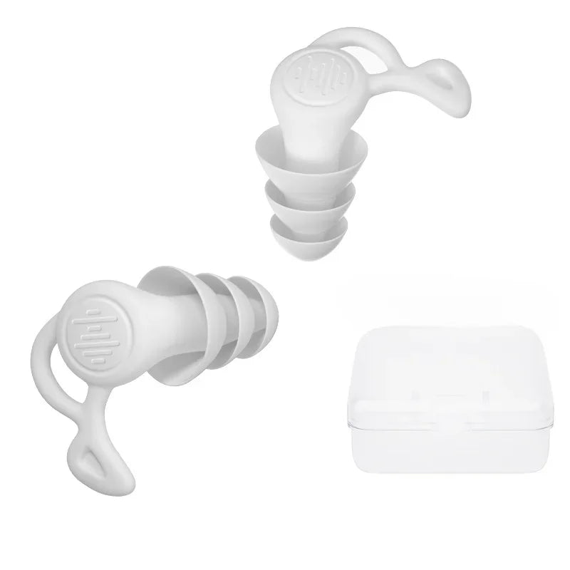 3-Layer Anti-Noise Waterproof Silicone Earplugs