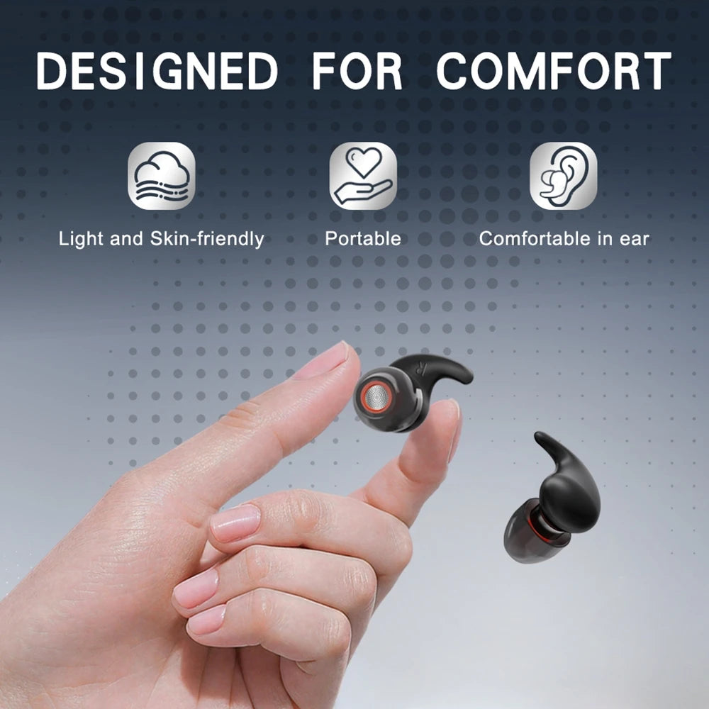 Ergonomic Silicone Noise-Reduction Earplugs