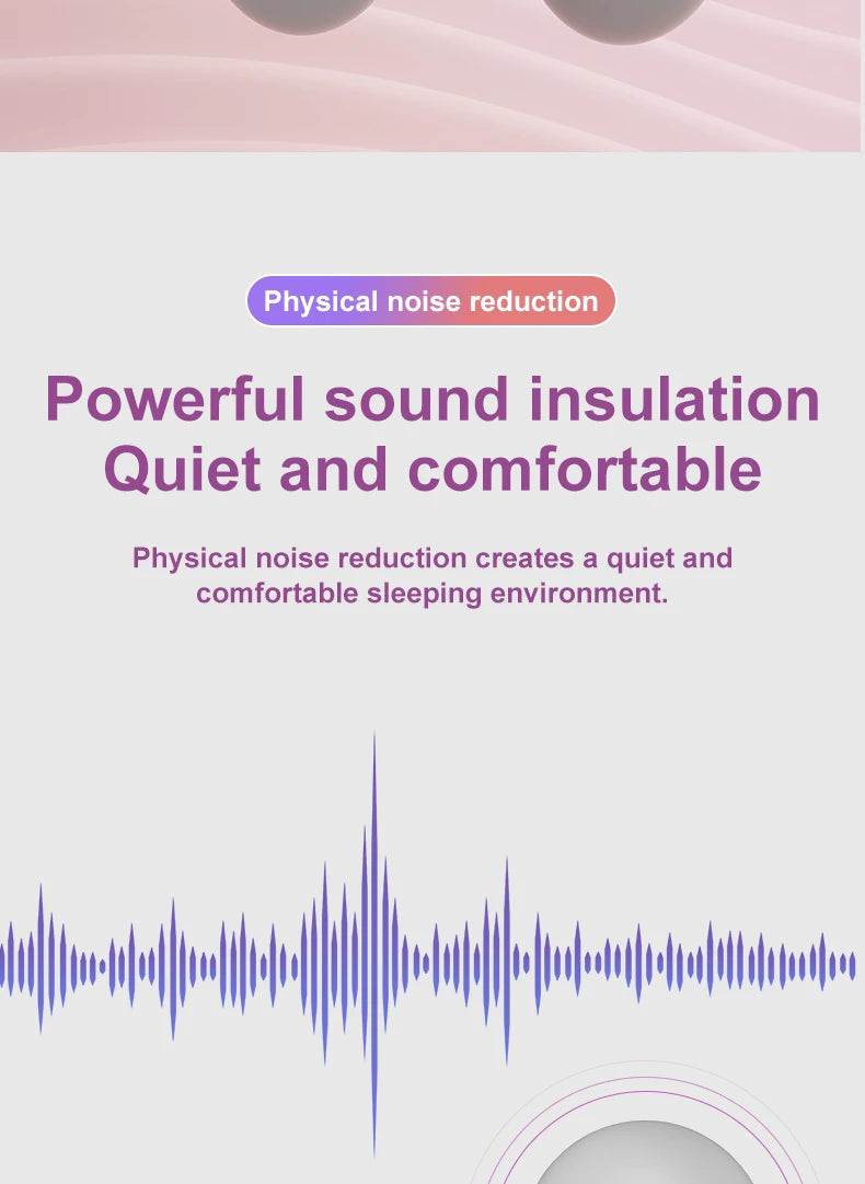 Soft Silicone Noise-Reduction Earplugs