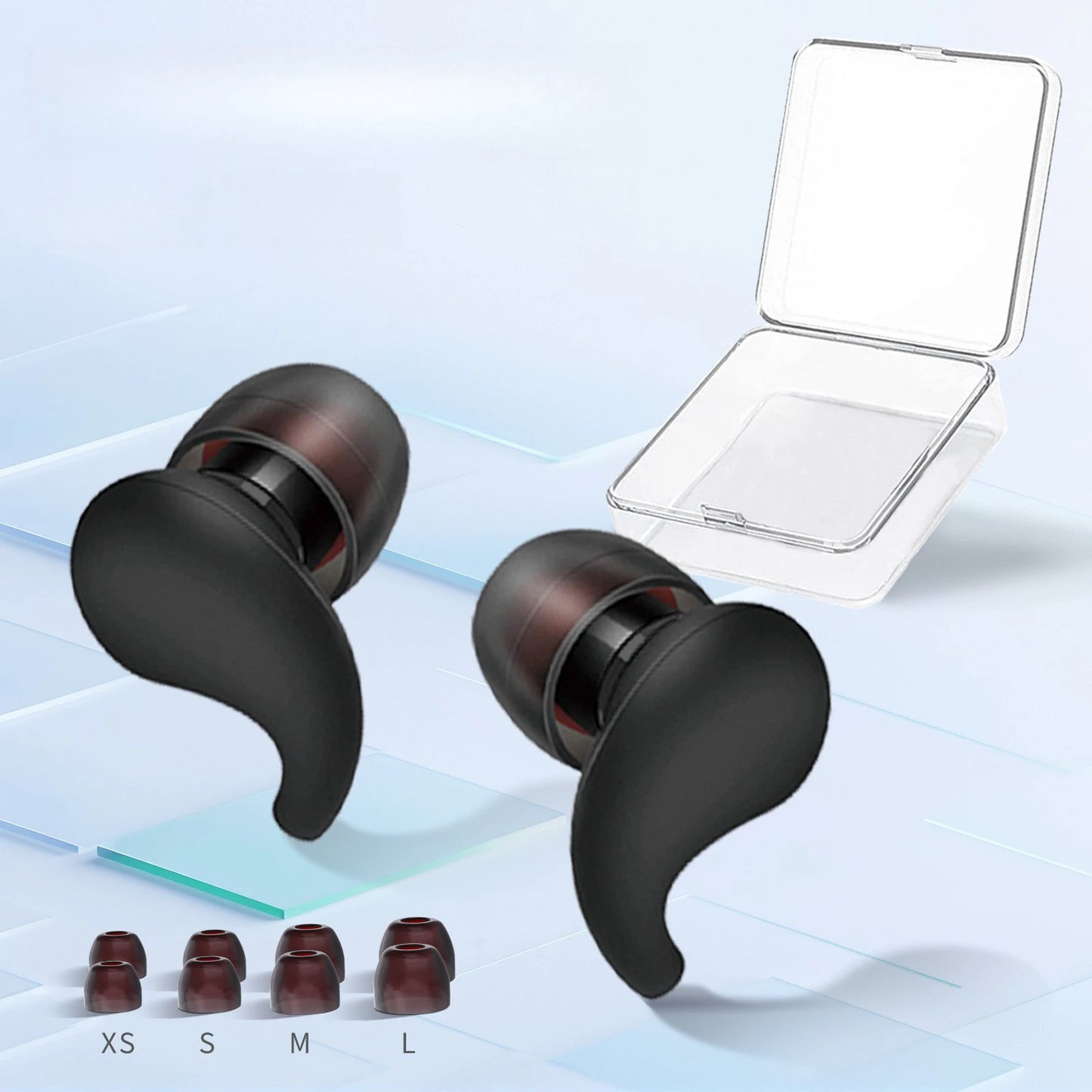 Ergonomic Silicone Noise-Reduction Earplugs