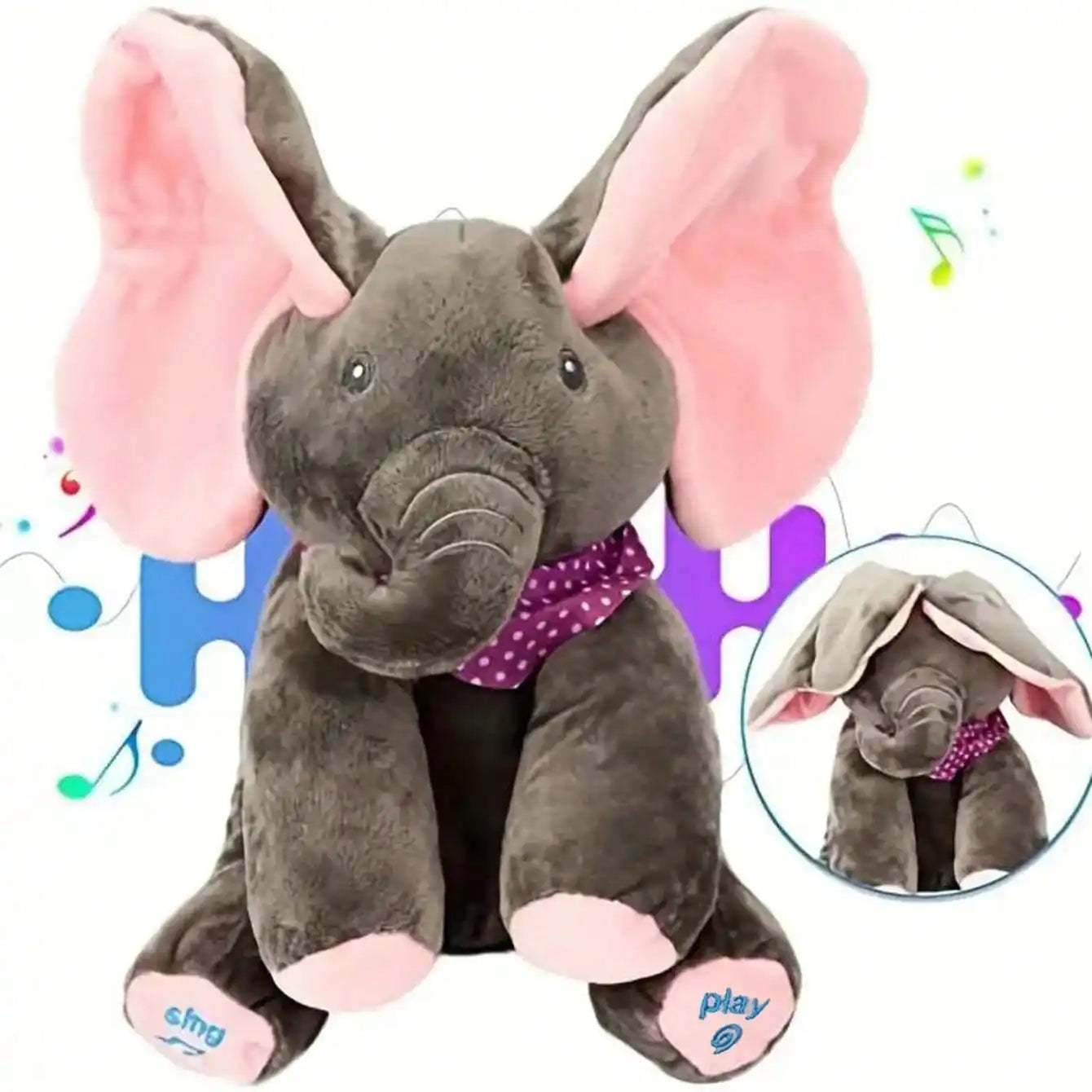 Soft Plush Nano Elephant Doll - Stuffed Toy