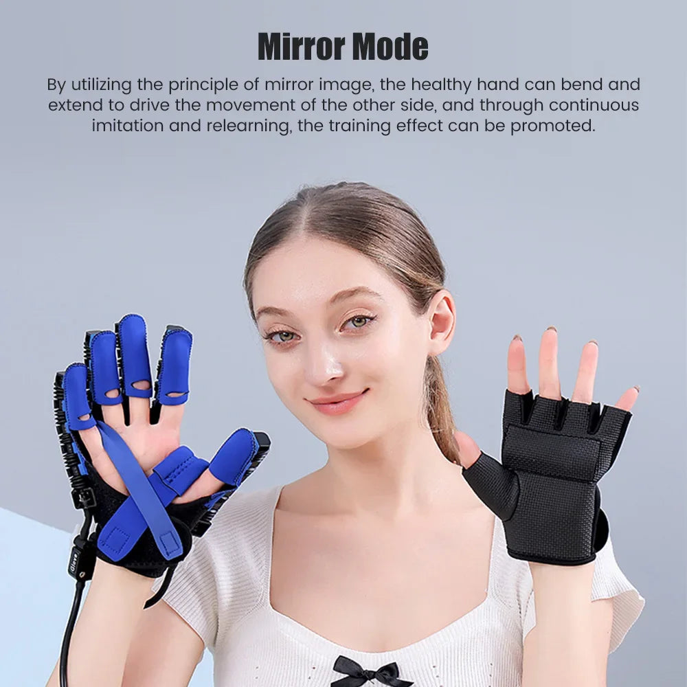 Left & Right Hand Finger Rehabilitation Robot Gloves