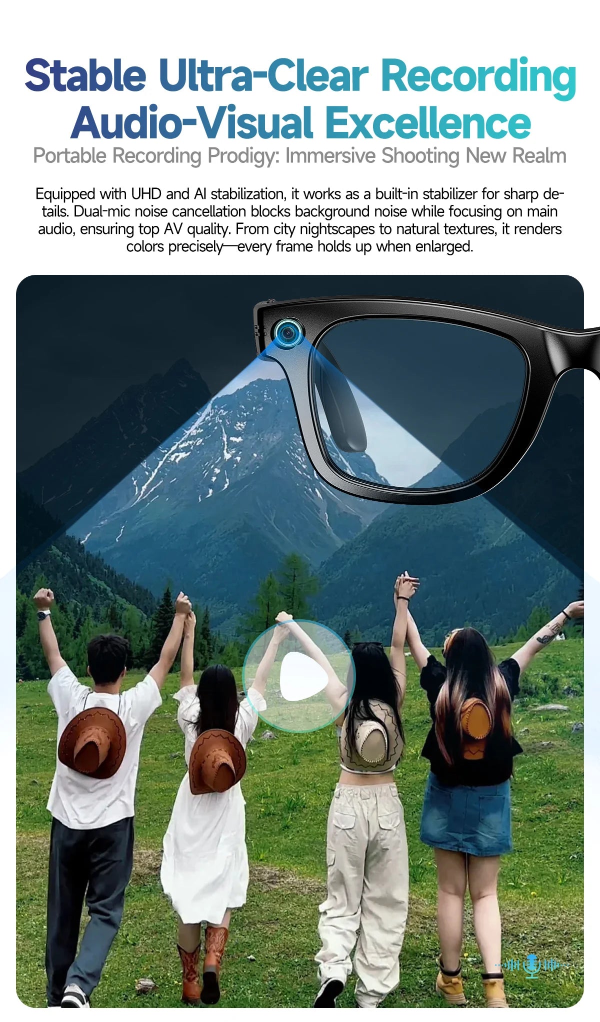 🔹 GUHUAVMI W610 AI Smart Glasses – ChatGPT 4.0