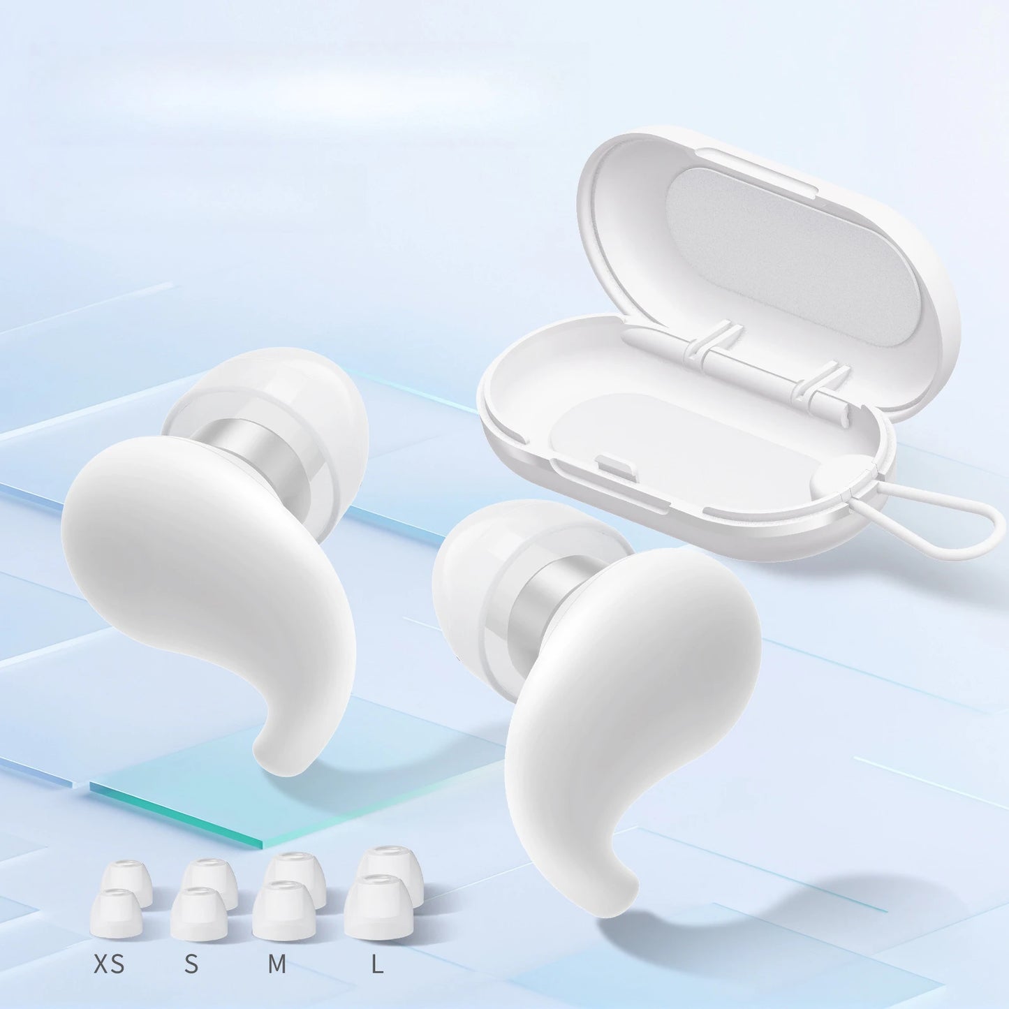 Ergonomic Silicone Noise-Reduction Earplugs