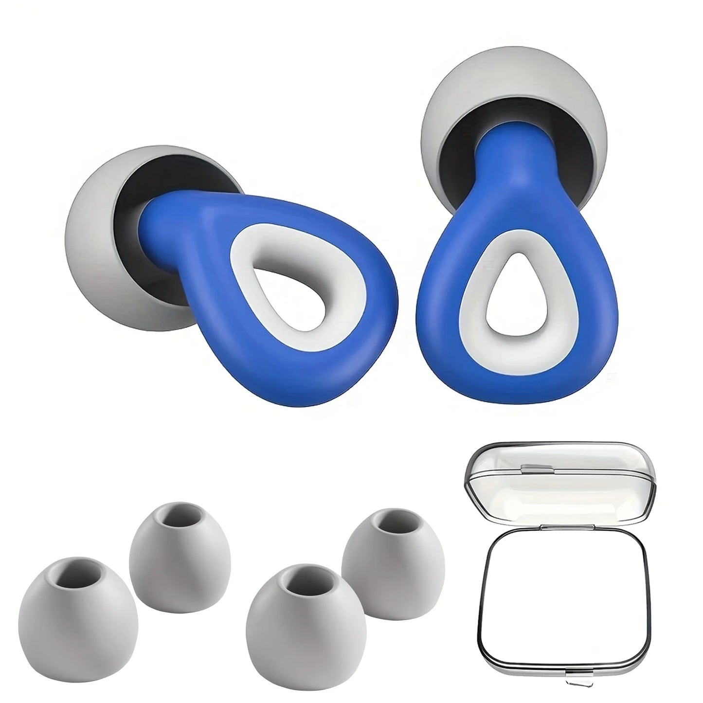 Soft Silicone Noise-Reduction Earplugs