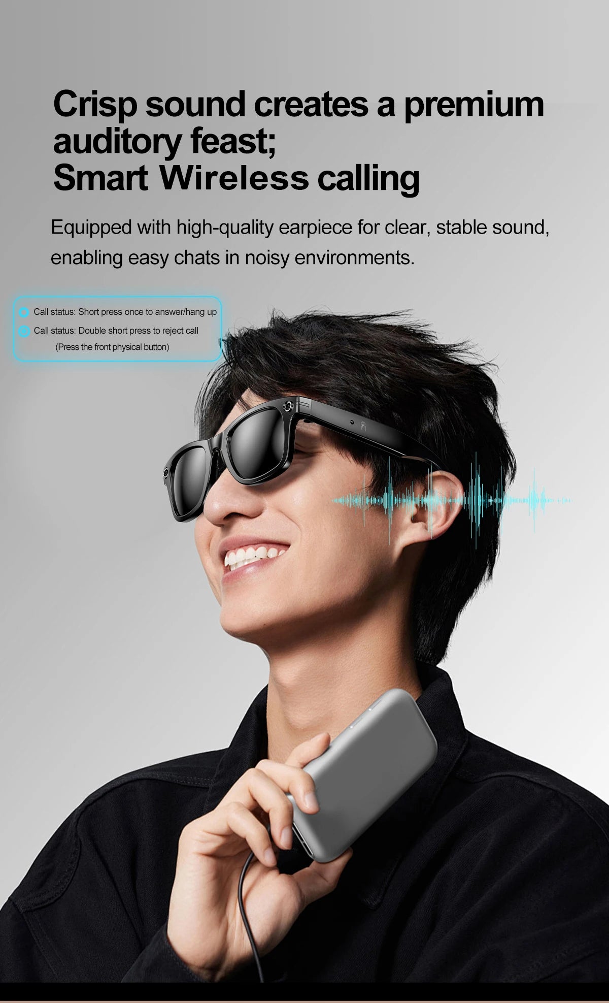 LIGE BWW600 ChatGPT Powered AI Smart Glasses