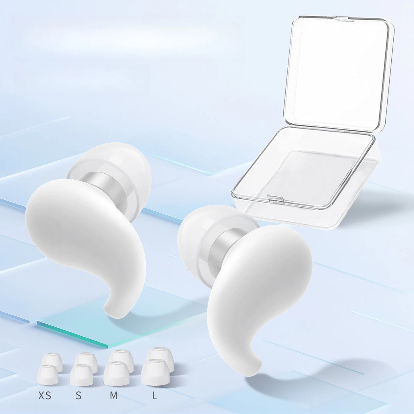 Ergonomic Silicone Noise-Reduction Earplugs