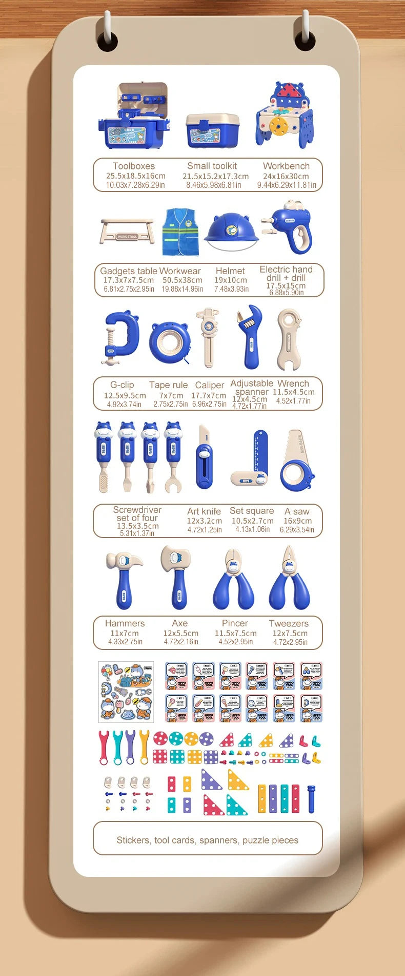 Kmoist Kids Tool Set with Electric Drill – DIY Toolbox