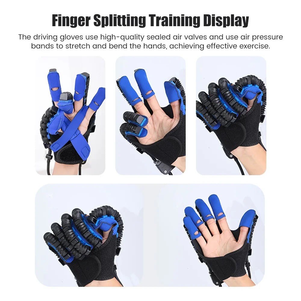 Left & Right Hand Finger Rehabilitation Robot Gloves