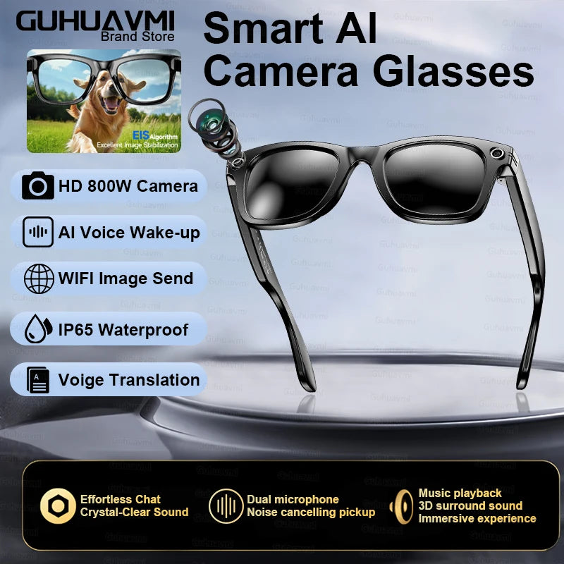 🔹 GUHUAVMI W610 AI Smart Glasses – ChatGPT 4.0