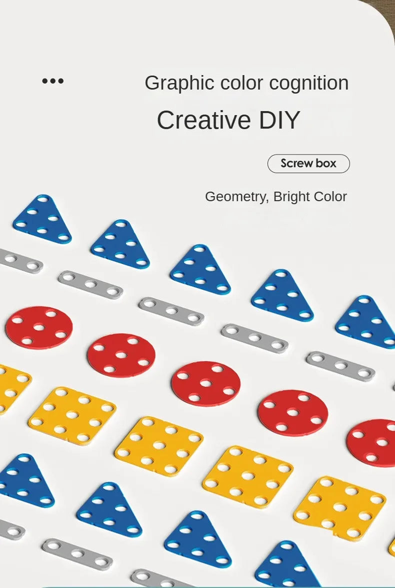 🔧 Kids Tool Set with Electric Drill – 3D Puzzle & Pretend Play Educational Toy